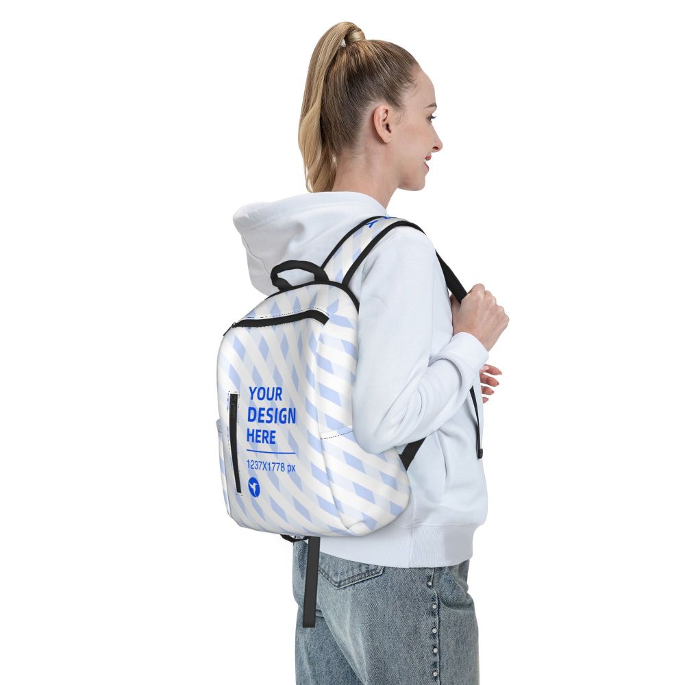 Black Simple Lightweight Strong Durable Casual Backpack Black Simple Lightweight Strong Durable Casual Backpack